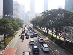 Ada Rekayasa Lalin Selama KTT ASEAN, Begini Kondisi Lalin di Jl Sudirman