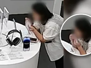 Wanita China Curi iPhone 14 Plus dengan Cara Tak Biasa