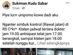 Curhat Warga Klaten Antre Berobat di RS Tiba-tiba Disuruh Pulang Perawat