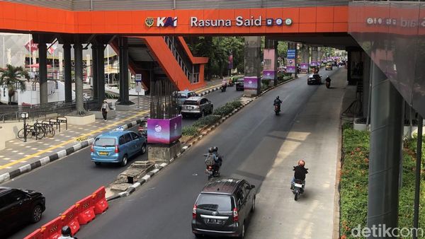 Ada KTT ASEAN, Rekayasa Lalin Diterapkan di Jl Rasuna Said
