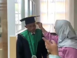 Bangun Kesiangan, Mahasiswa IAIN Gorontalo Wisuda Sendirian