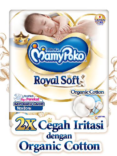 MamyPoko Royal Soft dengan Organic Cotton