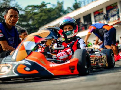 Pebalap Gokart Cilik Abyan Aqila Dulang Prestasi di Eshark Rok Cup