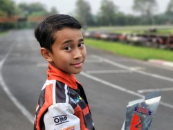 Pegokar Cilik Ini Naik Podium di Eshark Rok Cup 2023