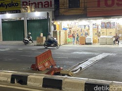 Bahaya! Besi Penyambung Underpass Dewi Sartika Depok Ini Rusak