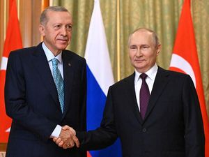 Bertemu Putin, Erdogan Coba Bujuk Soal Ekspor Biji-bijian, Berhasilkah? Bertemu Putin, Erdogan Coba Bujuk Soal Ekspor Biji-bijian, Berhasilkah?