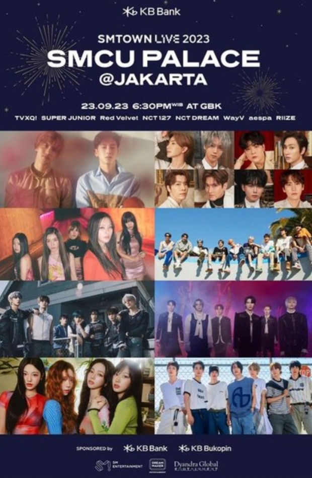Line up SMTOWN LIVE @Jakarta/Foto: instagram.com/smtown Foto poster smtown konser