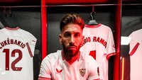 Sergio Ramos balik ke Sevilla. Bek gaek berusia 37 tahun itu punya 137 caps di Liga Champions (dok Sevilla)