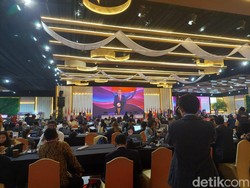 Suasana Kesibukan di Media Center Saat Hari Pertama Pembukaan KTT ASEAN