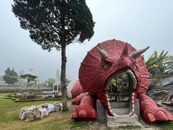 Taman Kaktus Berwujud Dinosaurus akan Lengkapi Ulun Danu Beratan