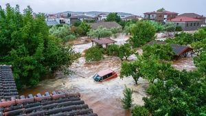Banjir Dahsyat Terjang Yunani, 1 Orang Tewas Tertimpa Tembok Roboh