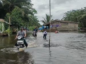 5 Kecamatan di Asahan Banjir, Ratusan Hektare Sawah Ikut Tergenang