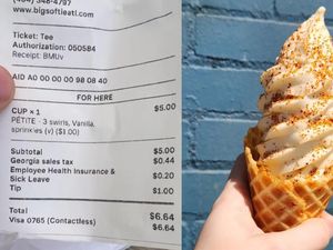 Beli Es Krim Rp 100 Ribu, Pengunjung Ini Kesal Ditagih Biaya Lain