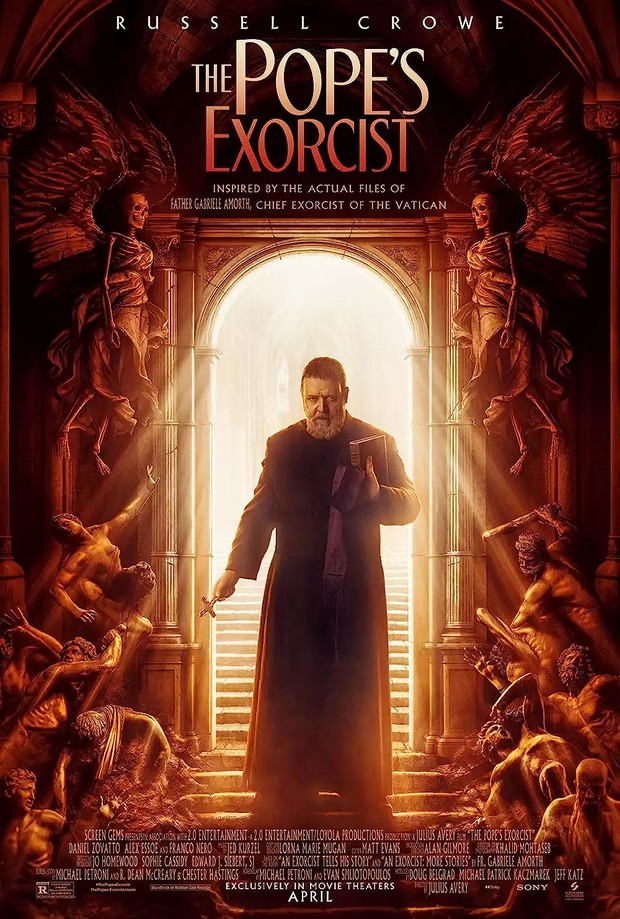 Film horor Netflix, The Pope's Exorcist (2023)/ Foto: Sony