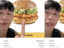 Gokil! Kalori Seporsi Burger McD Perlu Dibakar dengan Lari 20 Km