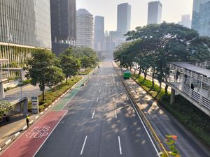 Ada KTT ASEAN, Jl Sudirman-Bundaran HI Steril Pagi Ini Ada KTT ASEAN, Jl Sudirman-Bundaran HI Steril Pagi Ini