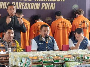 Bareskrim Sita 93 Kg Sabu hingga 50 Kg Ganja Selama Agustus 2023