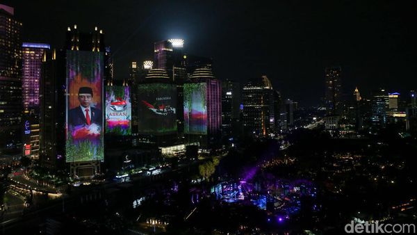 Keren Banget, Begini Potret Video Mapping Gala Dinner KTT ASEAN