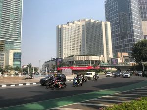 Lalin di Bundaran HI-Jl Sudirman Normal Lagi, Kendaraan Sudah Bisa Melintas