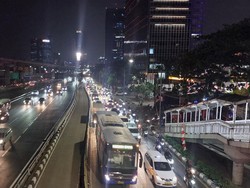 Rekayasa Lalin KTT ASEAN Selesai, Jl Gatot Subroto Pancoran Padat