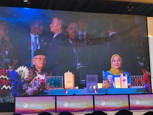 Didampingi Istri, Wapres Maruf Amin Hadiri Gala Dinner KTT Ke-43 ASEAN