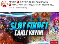 Tampilan Judi Online Menyusup Bikin Akun YouTube DPR Ditutup