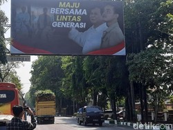 Muncul Baliho Prabowo dan Gibran Maju Bersama Lintas Generasi