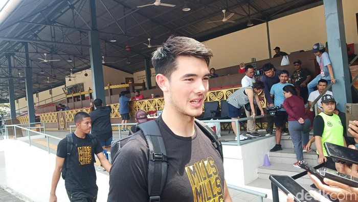 Bek Timnas Indonesia U-23, Elkan Baggott, di Stadion Sriwedari Solo, kamis (7/9/2023).