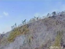 Kebakaran Gunung Arjuno Belum Padam, 4.403 Hektare Hutan dan Lahan Ludes