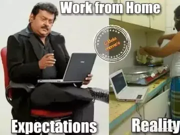 Meme Kocak Gambarkan Kondisi saat WFH, Awas Ketiduran