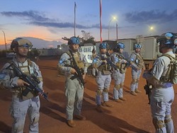 Melihat Patroli Malam Pasukan Perdamaian FPU Indonesia di Afrika