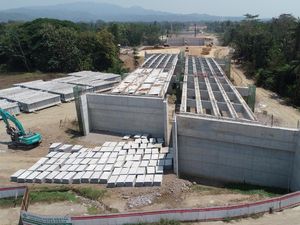 Pekerjaan Konstruksi Tol Jogja-Bawen Seksi 1 Capai 53,6 Persen