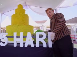 Bobon Santoso Bikin Nasi Tumpeng 1 Ton untuk Perpisahan Ganjar Pranowo