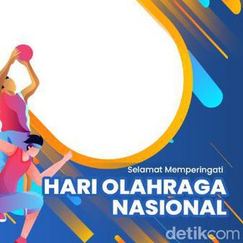 Twibbon Hari Olahraga Nasional (Haornas) ke-40 Tahun 2023