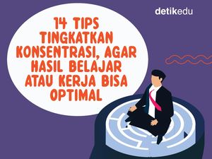 Infografis: 14 Tips Melatih Konsentrasi agar Belajar Bisa Optimal