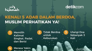 Infografis: Ini 5 Adab dalam Berdoa, Muslim Perhatikan Ya!