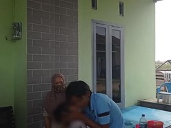 Ramai Pria Pamit Pergi Kerja ke Anak Saat Ditangkap Polisi, Begini Faktanya