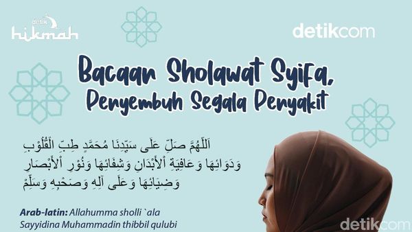 Infografis: Bacaan Sholawat Syifa, Penyembuh Segala Penyakit