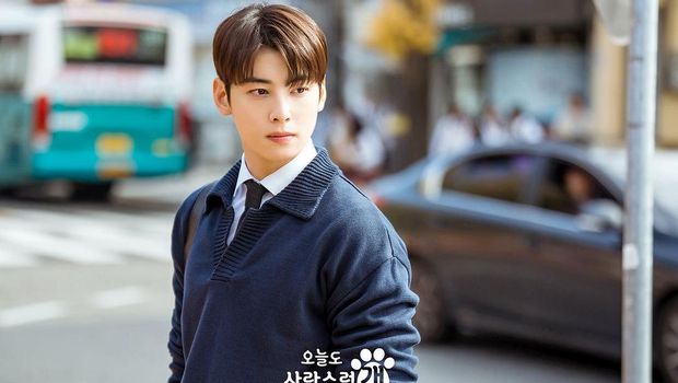 Cha Eun Woo di drama Korea A Good Day To Be A Dog
