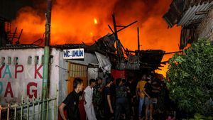 Api Berkobar di Tambora