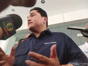 Kata Erick Thohir Soal Laga Persebaya Vs Arema FC yang Belum Dapat Izin