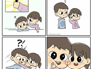 Komik Unyu Kehidupan Suami Istri, Jomblo Jangan Baper Ya