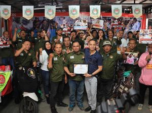 Driver Ojol Bentuk Relawan Kompas 08, Deklarasi Dukung Prabowo Capres