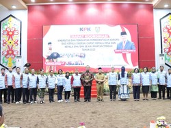 Pemprov Kalteng Rakor Penguatan Pengentasan Korupsi dengan Ketua KPK