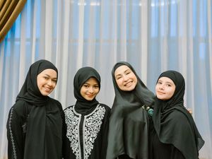 Gaya Rebecca Klopper Hadiri Kajian Jadi Sorotan, Pakai Hijab dan Gamis