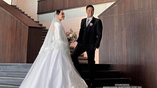 Pernikahan Pamela Bowie dan Gunawan Armand