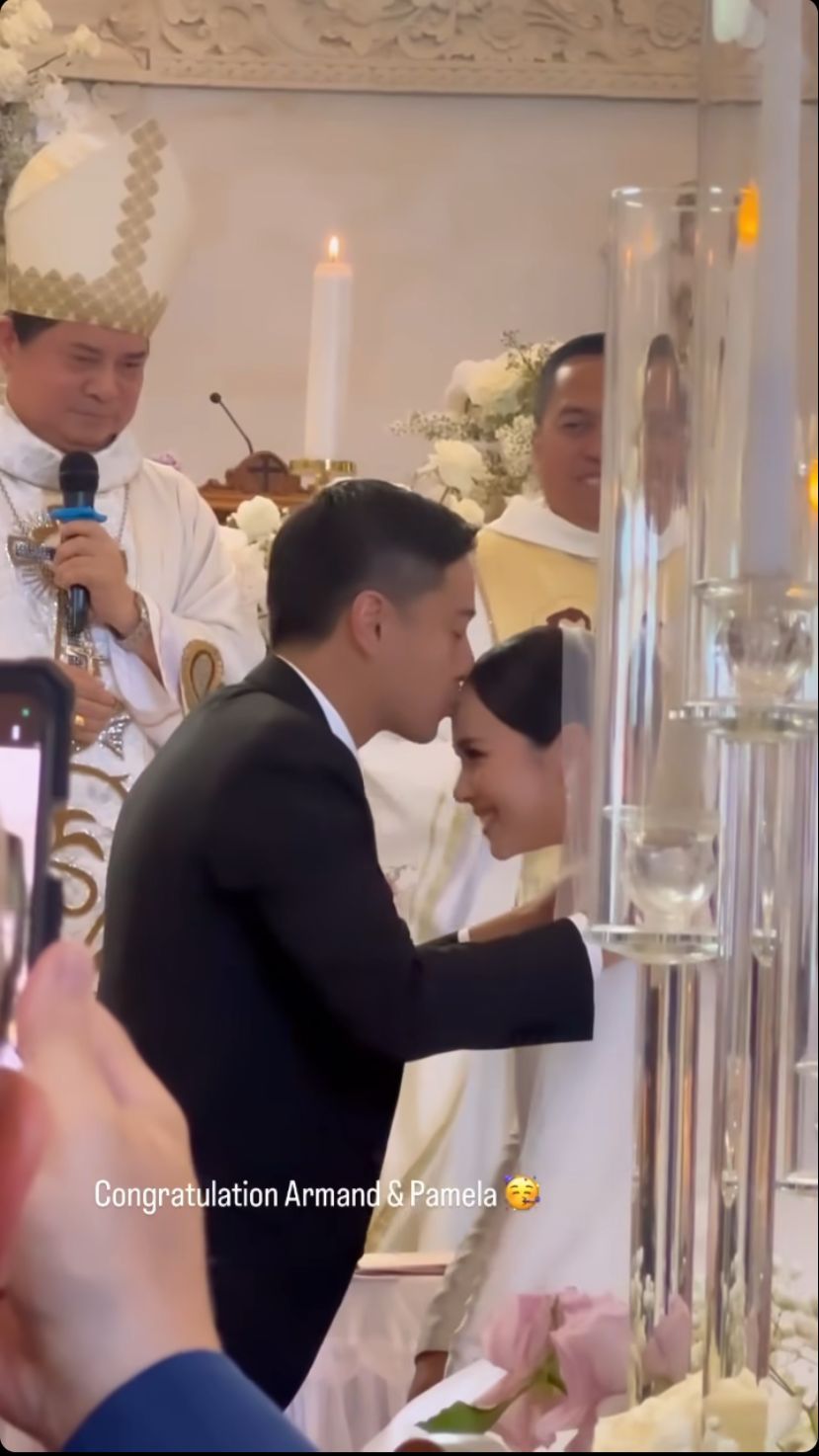 Pernikahan Pamela Bowie dan Gunawan Armand