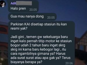 Viral Parkir Motor 2 Tahun di Stasiun Bogor, Berapa Biayanya?