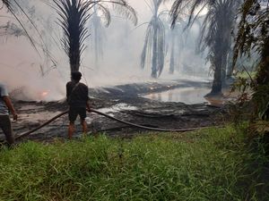 Sumur Minyak Ilegal di Muaro Jambi Terbakar, Pernah Dirazia dan Ditutup 2022