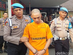 Garang Kala Membacok, Mewek di Kantor Polisi Garang Kala Membacok, Mewek di Kantor Polisi